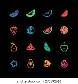 fruits icons