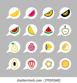 fruits icons