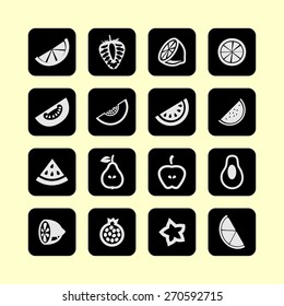 fruits icons