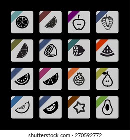fruits icons