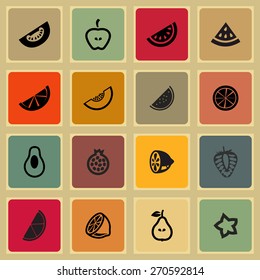 fruits icons