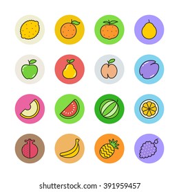 Fruits icons