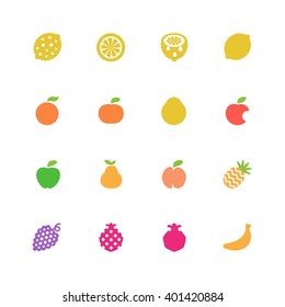 Fruits icons 