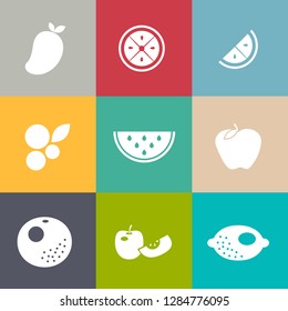 Fruits Icons set