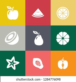 Fruits Icons set