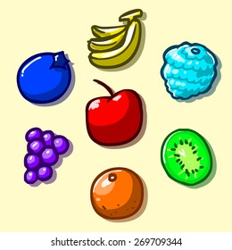 Fruits Icons Set