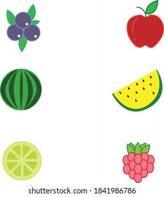 Fruits Juicy illustration Food vector