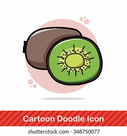 fruits kiwi doodle
