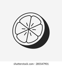 fruits lemon icon