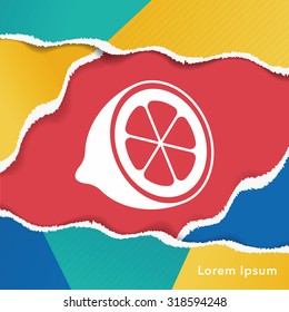 fruits lemon icon