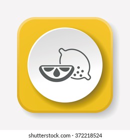 fruits lemon icon