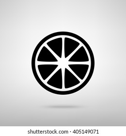 Fruits lemon sign
