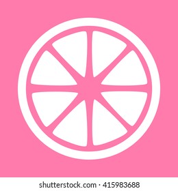 Fruits lemon sign