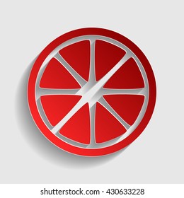 Fruits lemon sign