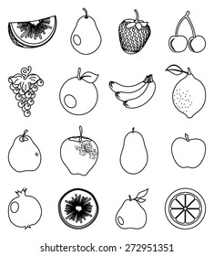 Fruits Et Legumes Noir Blanc High Res Stock Images Shutterstock
