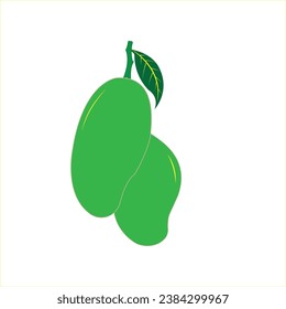 Fruits manggo vector design template
