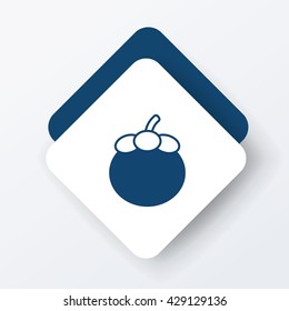 fruits Mangosteen icon