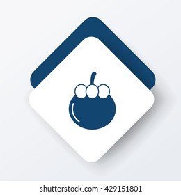 fruits Mangosteen icon