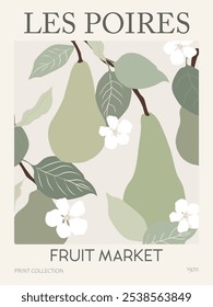 Fruits market poster 