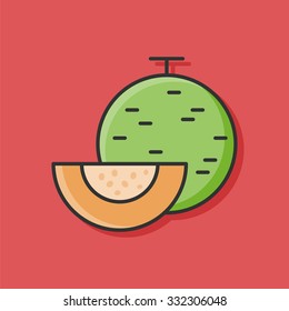 fruits melon icon