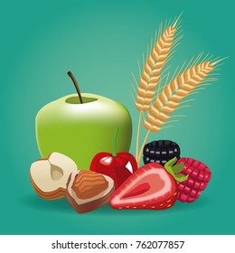 Fruits and nuts