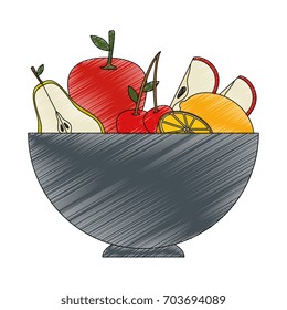 Fruits on dish