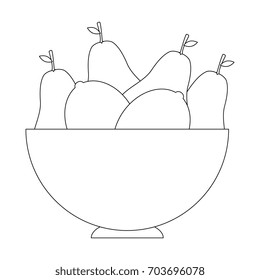Fruits on dish