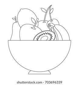Fruits on dish