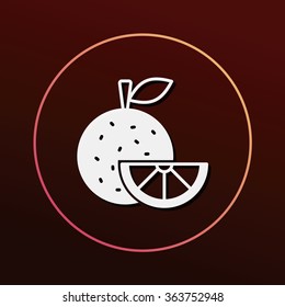 fruits orange icon