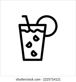Fruits, Outline, Flat Icon Logo Illustration Vector Isolated. Suitable for Web Design, Logo, App.