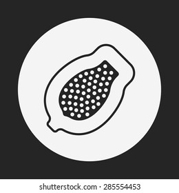 fruits papaya icon
