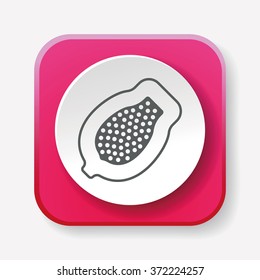 fruits papaya icon