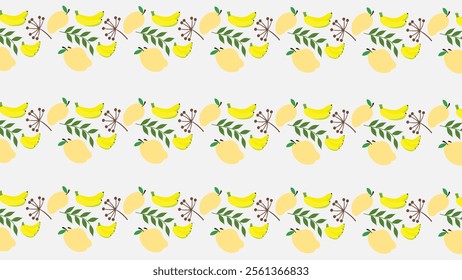 Fruits pattern background. Vector of Fruits icon. Perfect for textile, fabric, print, web, business, advertising, social media, many more. SSTKbackgrounds 
