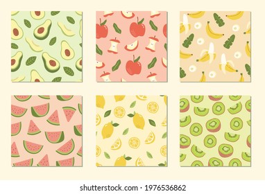 Fruits Pattern illustration seamless vector