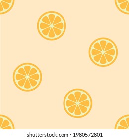 Fruits pattern in multicolored vectors