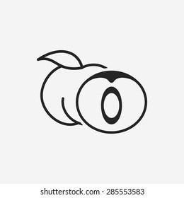 fruits peach icon