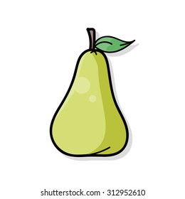 fruits pear doodle