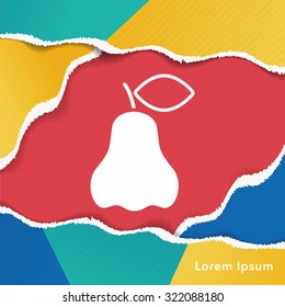 fruits pear icon