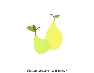 Fruits Pear minimal abstract design