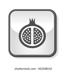 fruits pomegranate icon