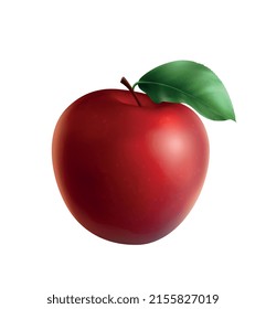 Fruits realistic composition with isolated images of solid ripe fruit on blank background vector illustration