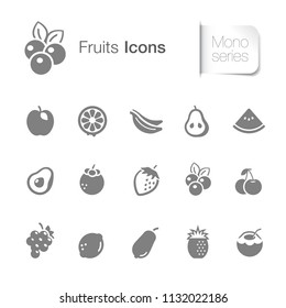 Fruits related icons