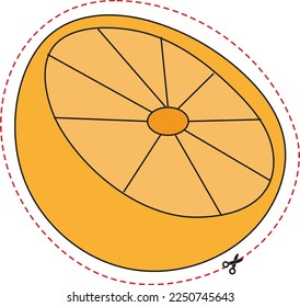 Fruits Scissor Skills
Orange vector for scissor skills for kids
You can use it to make kdp books, Activity books, scissor skills books, and coloring books.