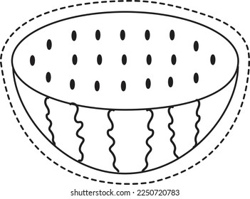 Fruits Scissor Skills
Watermelon vector for scissor skills for kids
You can use it to make kdp books, Activity books, scissor skills books, and coloring books.