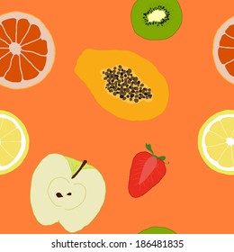 Fruits seamless pattern