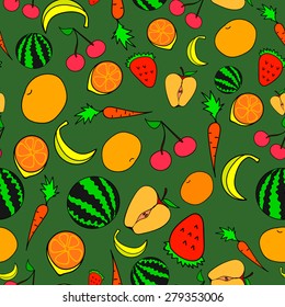 fruits seamless pattern