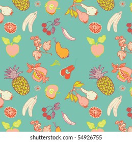 fruits seamless pattern