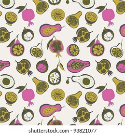 fruits seamless pattern