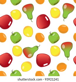 Fruits seamless pattern