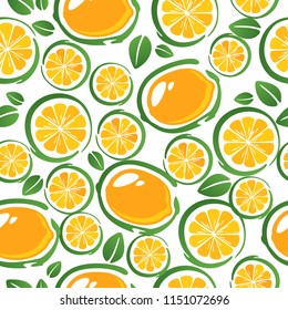 Fruits seamless pattern. Design element for gift wrap or fabric.